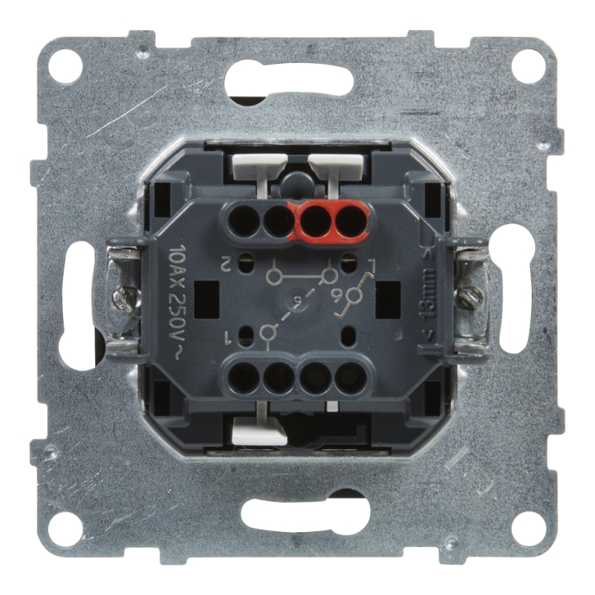 Legrand - Interruptor de escalera č. 6 sin marco SUNO negro