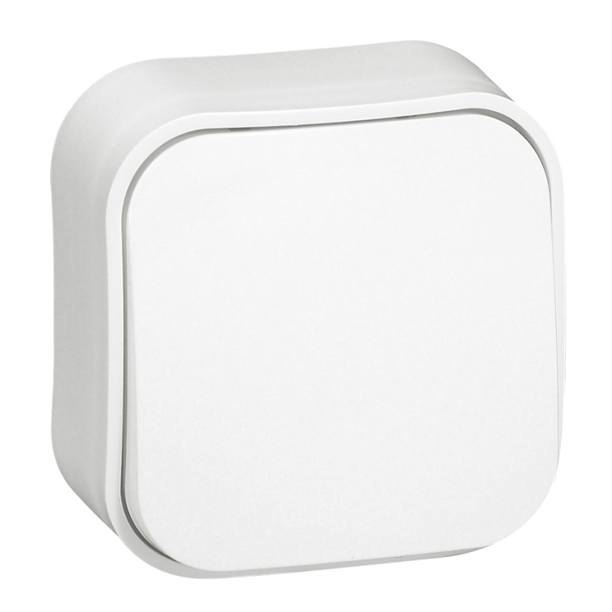Legrand - Interruptor de pared unipolar č. 1 FORIX blanco