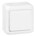 Legrand - Interruptor de pared unipolar n.º 1 FORIX IP44 blanco
