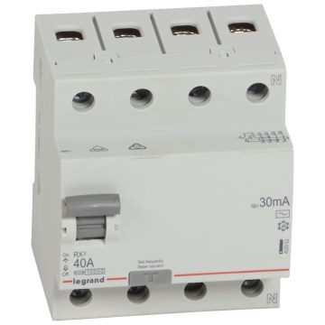 Legrand - Interruptor diferencial 4 polos RX3 4P 40 A 30 mA AC