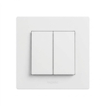 Legrand - Interruptor doble en serie č. 5 con marco NILOE STEP blanco