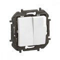 Legrand - Interruptor doble en serie č. 5 sin marco NILOE blanco