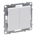 Legrand - Interruptor doble en serie č. 5 sin marco SUNO blanco