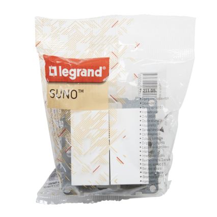 Legrand - Interruptor doble en serie č. 5 sin marco SUNO blanco