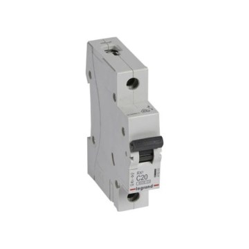 Legrand - Interruptor magnetotérmico unipolar RX3 1P C 20A 6000A