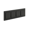 Legrand - Interruptor unipolar cuádruple č. 1 con marco NILOE STEP negro