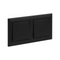 Legrand - Interruptor unipolar doble n.º 1 con embellecedor SUNO negro