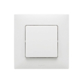 Legrand - Interruptor unipolar n.º 1/0 con marco NILOE blanco