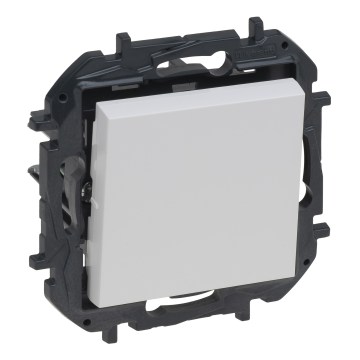 Legrand - Interruptor unipolar n.º 1/0 sin marco NILOE STEP blanco