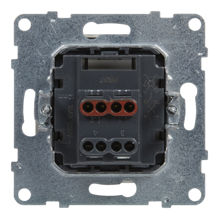 Legrand - Interruptor unipolar n.º 1/0 sin marco SUNO blanco