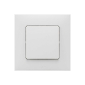 Legrand - Interruptor unipolar n.º 1 con marco NILOE blanco