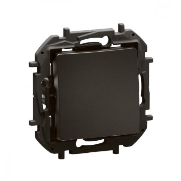 Legrand - Interruptor unipolar n.º 1 sin marco NILOE negro
