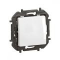 Legrand - Interruptor unipolar sin marco n.º 1 NILOE blanco