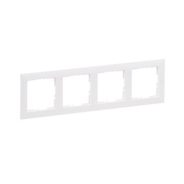 Legrand - Marco de 4 módulos SUNO blanco