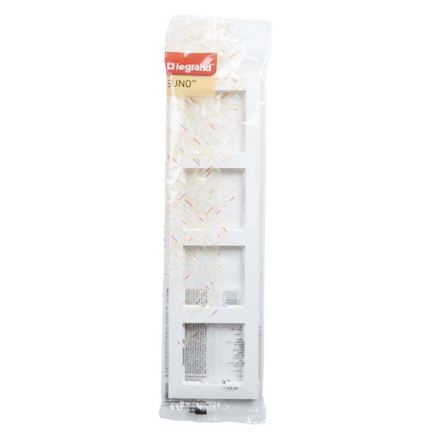 Legrand - Marco de 4 módulos SUNO blanco
