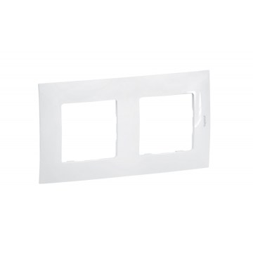 Legrand - Marco doble NILOE blanco