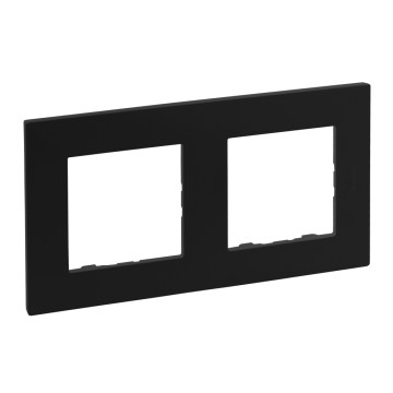 Legrand - Marco doble NILOE STEP negro