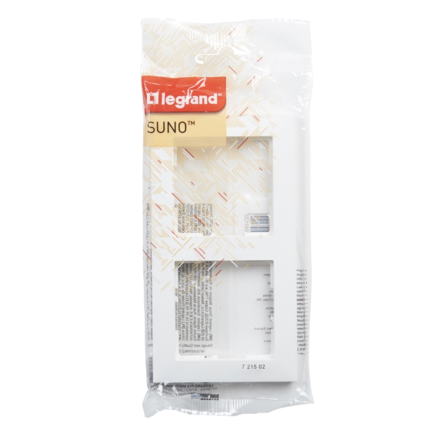 Legrand - Marco doble SUNO blanco