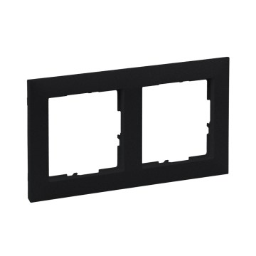 Legrand - Marco doble SUNO negro