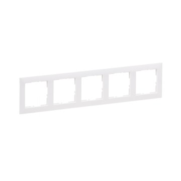 Legrand - Marco quintuple SUNO blanco