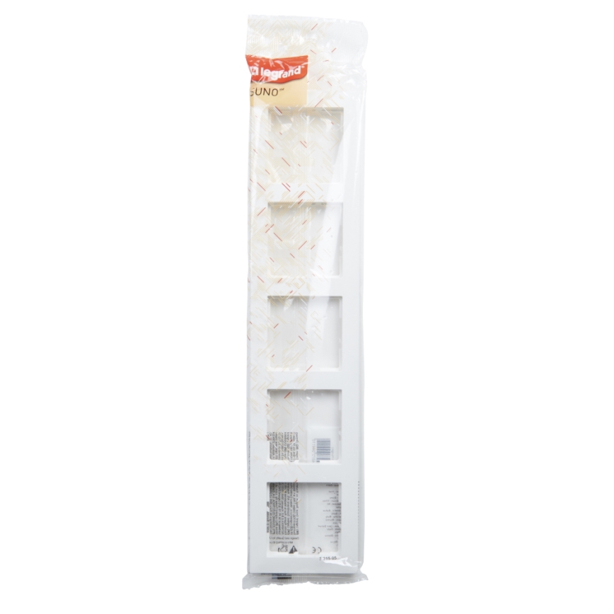 Legrand - Marco quintuple SUNO blanco