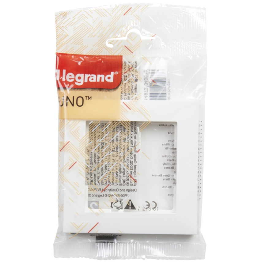 Legrand - Marco sencillo SUNO blanco
