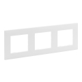Legrand - Marco triple NILOE STEP blanco