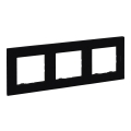 Legrand - Marco triple NILOE STEP negro