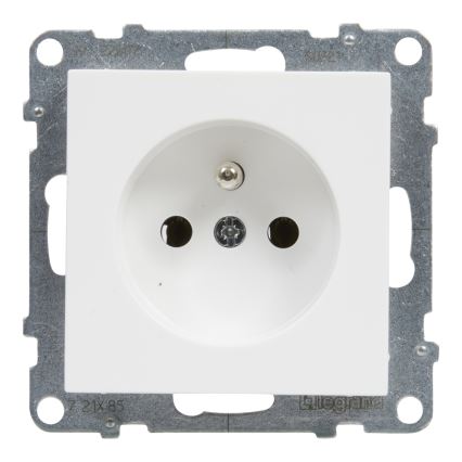 Legrand - Toma de corriente doméstica sin marco SUNO 250V blanca