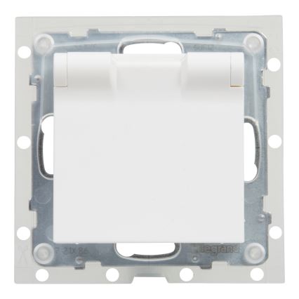 Legrand - Toma de corriente exterior para vivienda sin marco NILOE STEP 250V IP44 blanco