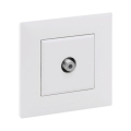 Legrand - Toma de TV con marco NILOE STEP blanca