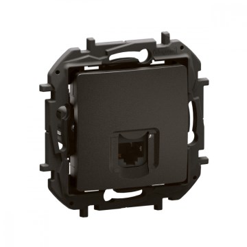 Legrand - Toma Ethernet RJ45 sin marco NILOE negra