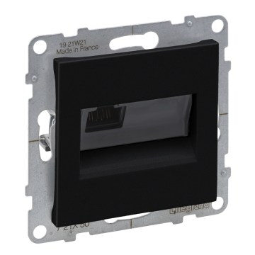Legrand - Toma Ethernet RJ45 sin marco SUNO negra