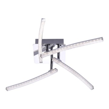 Leuchten Direkt 11291-17 - Lámpara de suspensión LED SIMON 4xLED/3W/230V cromo brillante