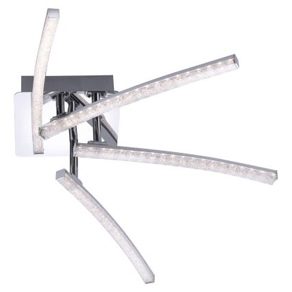 Leuchten Direkt 11291-17 - Lámpara de suspensión LED SIMON 4xLED/3W/230V cromo brillante