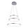 Leuchten Direkt 11526-55 - Lámpara colgante LED regulable suspendida en cable CIRCLE LED/13,5W/230V + LED/19,5W + LED/24W