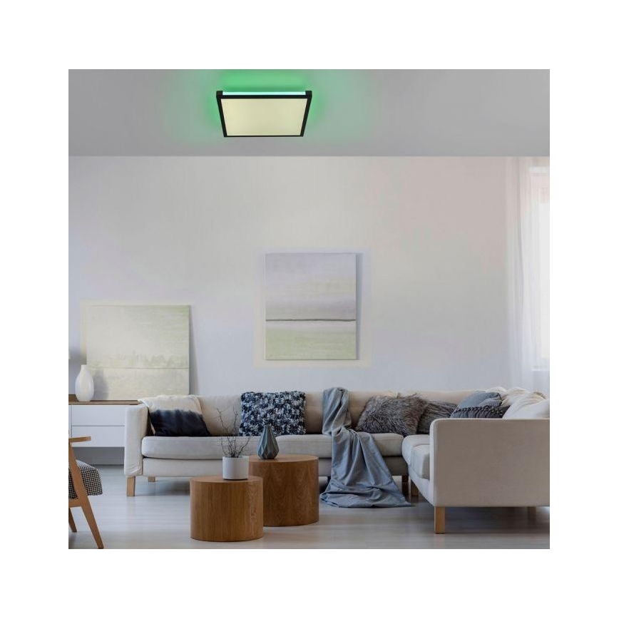 Leuchten Direkt 11621-18 - Lámpara de techo LED RGB regulable MARIO LED/24W/230V 2700-5000K + mando a distancia