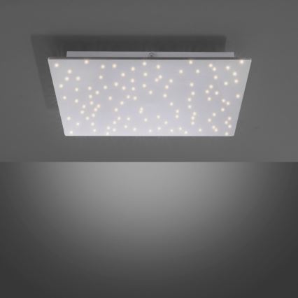 Leuchten Direkt 14671-55 - Plafón LED regulable SPARKLE LED/18W/230V 2700-5000K + mando a distancia