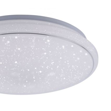 Leuchten Direkt 14743-16 - Plafón LED RGB regulable JUPI LED/28W/230V Tuya 2700-5000K + mando a distancia