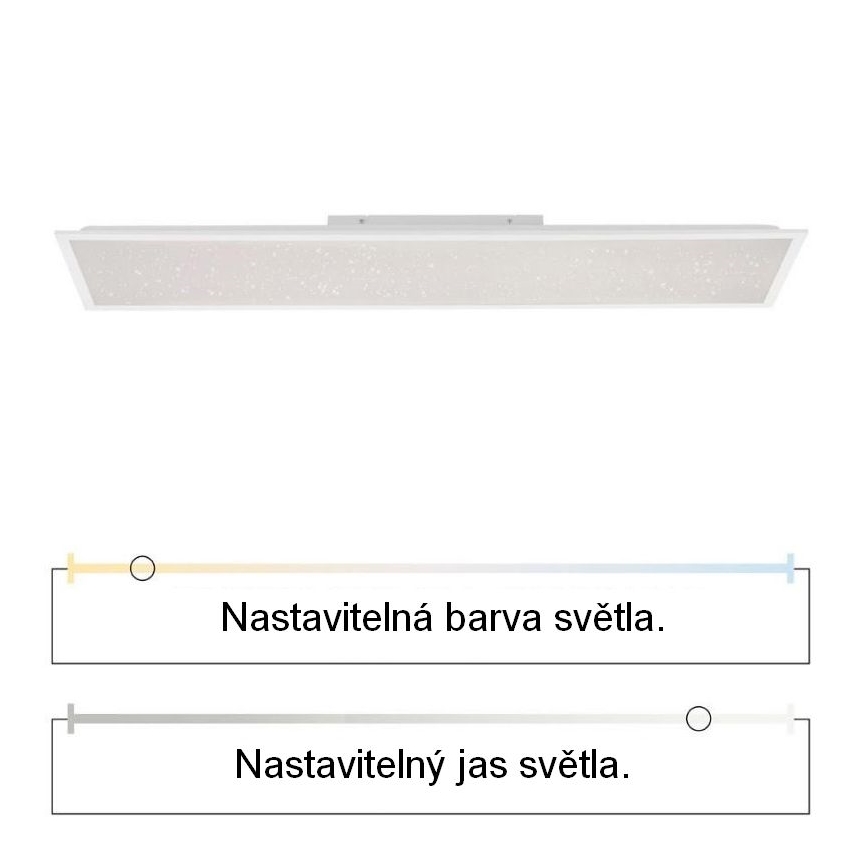 Leuchten Direkt 14762-16 - Lámpara LED regulable STARRYFLAT LED/36W/230V + mando a distancia