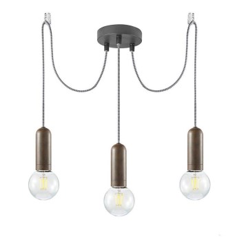 Leuchten Direkt 14776-48 - Lámpara colgante TURN ME 3xE27/60W/230V araña