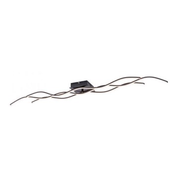 Leuchten Direkt 15167-18-LED Plafón de techo WAWE 2xLED/12,5W/230V+LED/17W negro