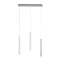 Leuchten Direkt 15203-95 - Lámpara colgante LED BRUNO 3xLED/4,8W/230V blanco