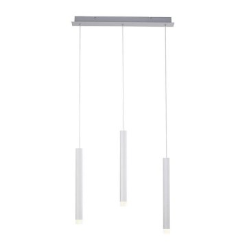 Leuchten Direkt 15203-95 - Lámpara colgante LED BRUNO 3xLED/4,8W/230V blanco