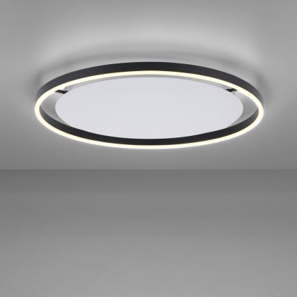 Leuchten Direkt 15392-13 - Plafón LED regulable RITUS LED/30W/230V negro