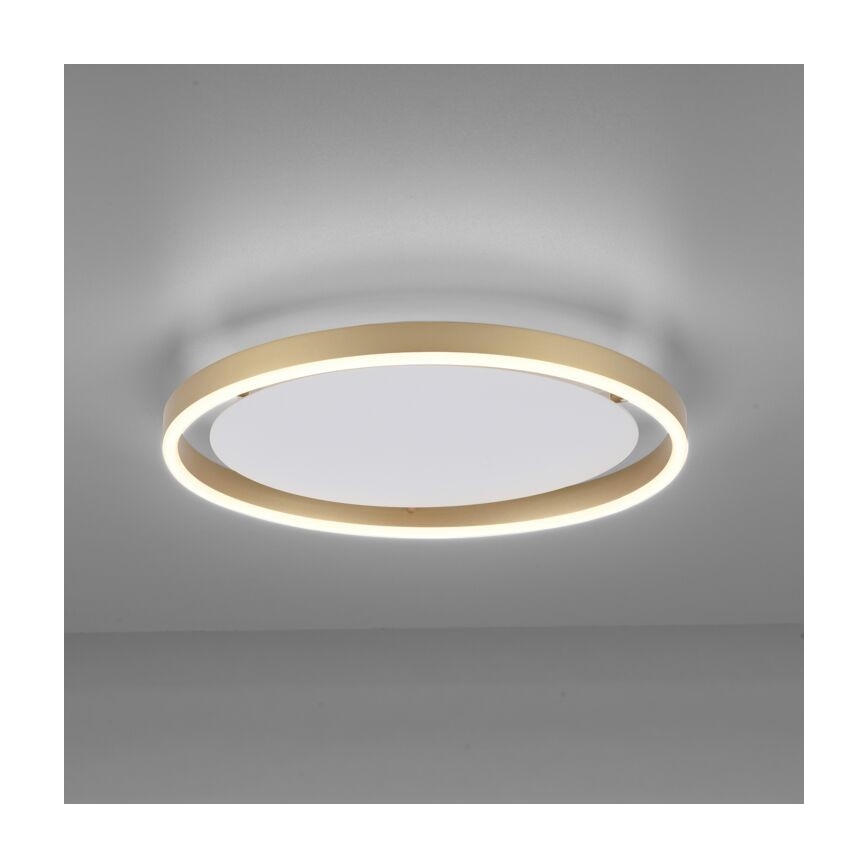 Leuchten Direkt 15392-60 - Plafón LED regulable RITUS LED/30W/230V latón