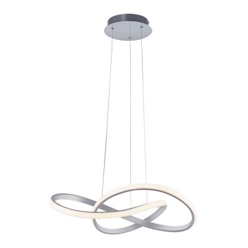 Leuchten Direkt 15402-95 - Lámpara colgante LED regulable MARIA LED/25W/230V cromo mate