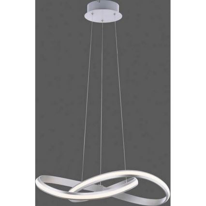 Leuchten Direkt 18432-55 - Lámpara colgante LED RGB regulable con cable MELINDA LED/28W/230V + mando a distancia
