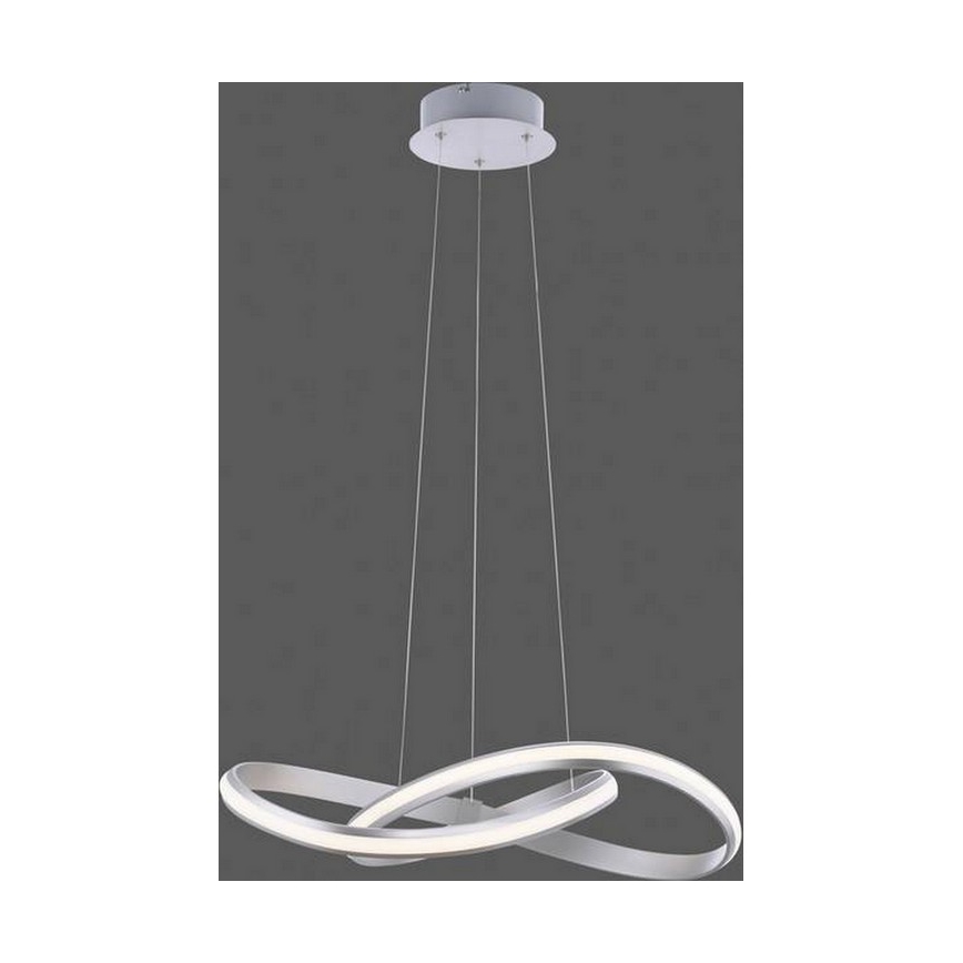 Leuchten Direkt 18432-55 - Lámpara colgante LED RGB regulable con cable MELINDA LED/28W/230V + mando a distancia