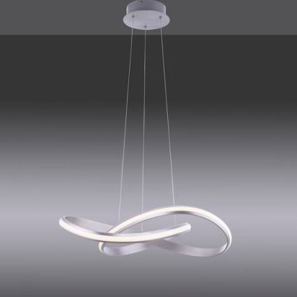 Leuchten Direkt 18432-55 - Lámpara colgante LED RGB regulable con cable MELINDA LED/28W/230V + mando a distancia